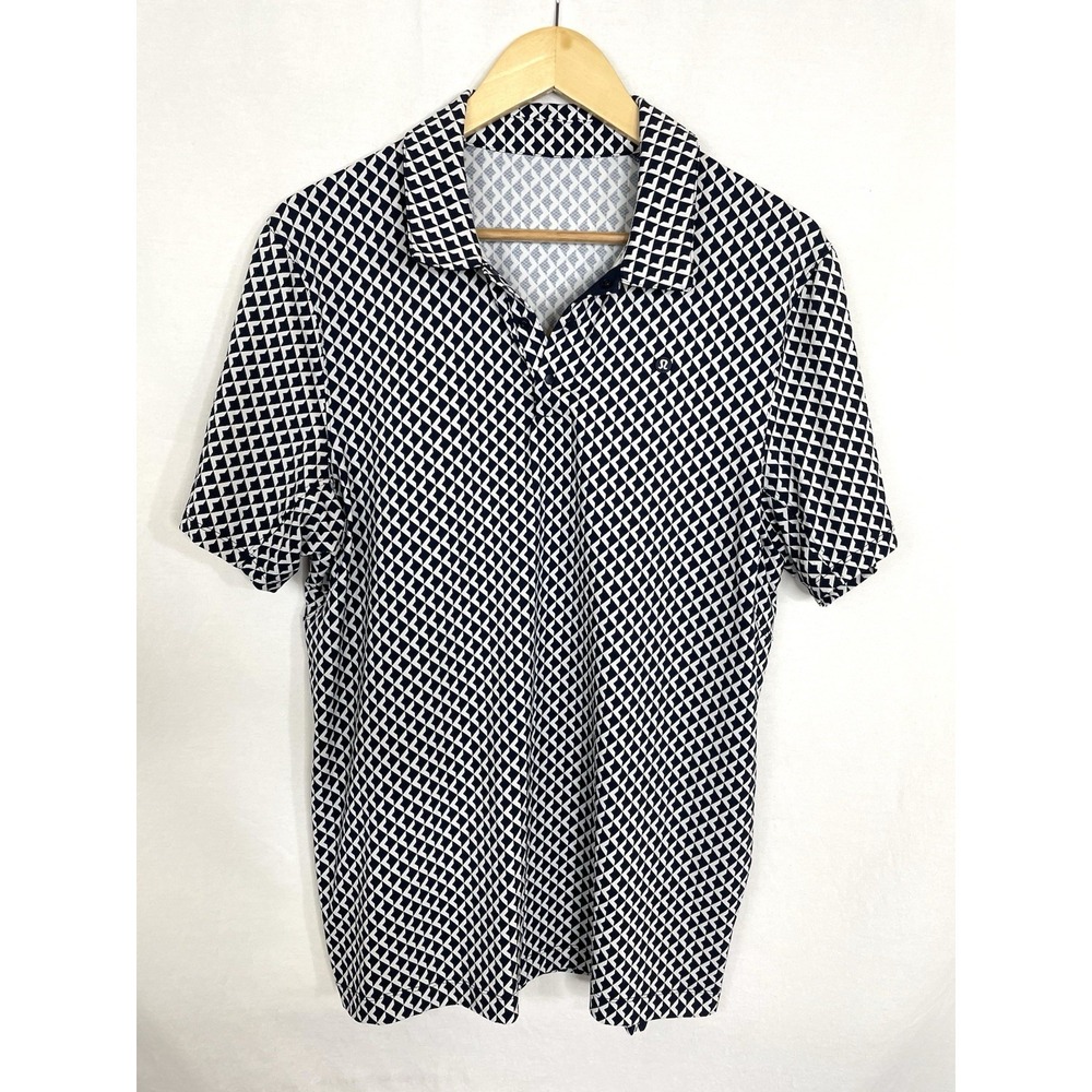 Lululemon Shirt Mens Large L Logo Sport Polo